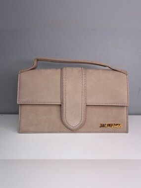 Jaquemus Medium Suede Crossbody Leather Bag